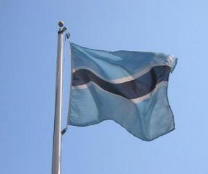 yapboz Botsvana Bayrağı